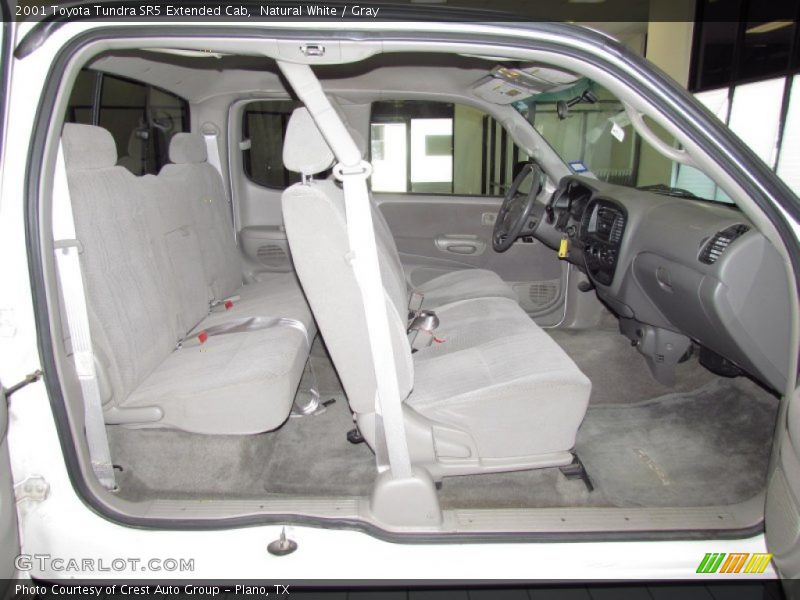 Natural White / Gray 2001 Toyota Tundra SR5 Extended Cab