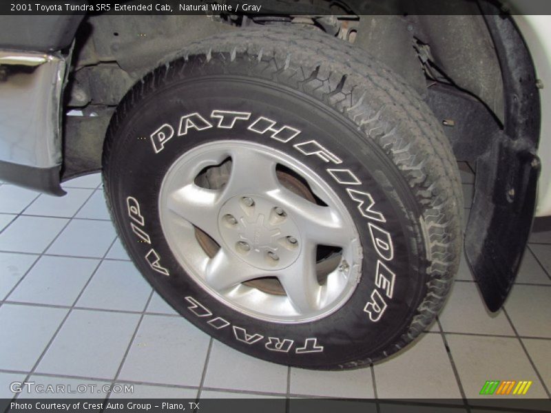 Natural White / Gray 2001 Toyota Tundra SR5 Extended Cab