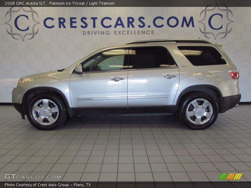 Platinum Ice Tricoat / Light Titanium 2008 GMC Acadia SLT