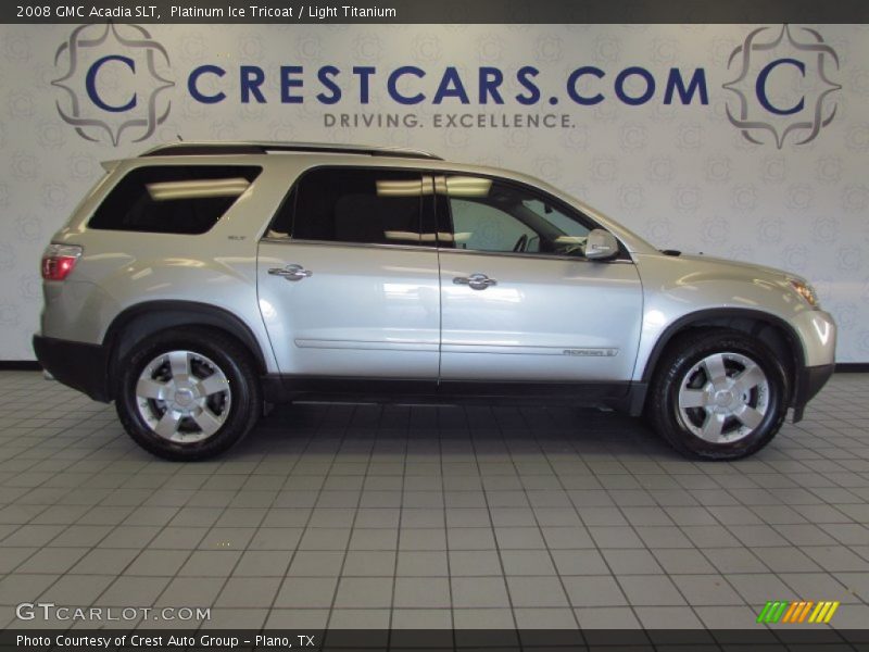 Platinum Ice Tricoat / Light Titanium 2008 GMC Acadia SLT
