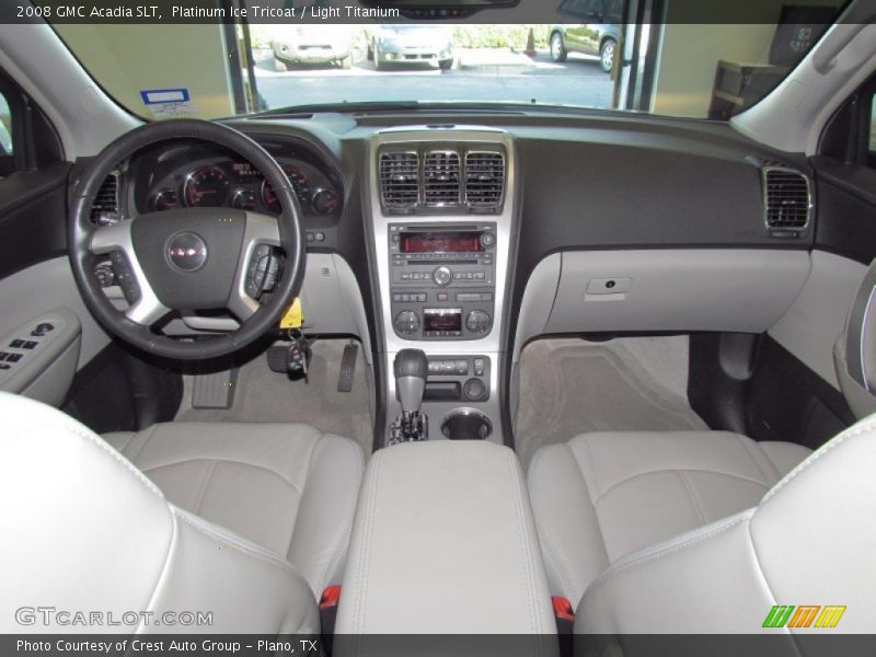Platinum Ice Tricoat / Light Titanium 2008 GMC Acadia SLT