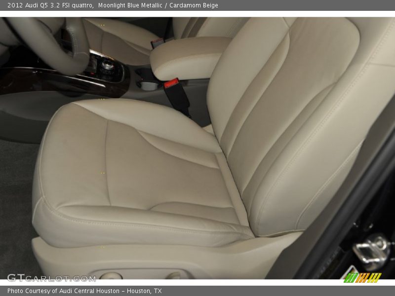 Moonlight Blue Metallic / Cardamom Beige 2012 Audi Q5 3.2 FSI quattro