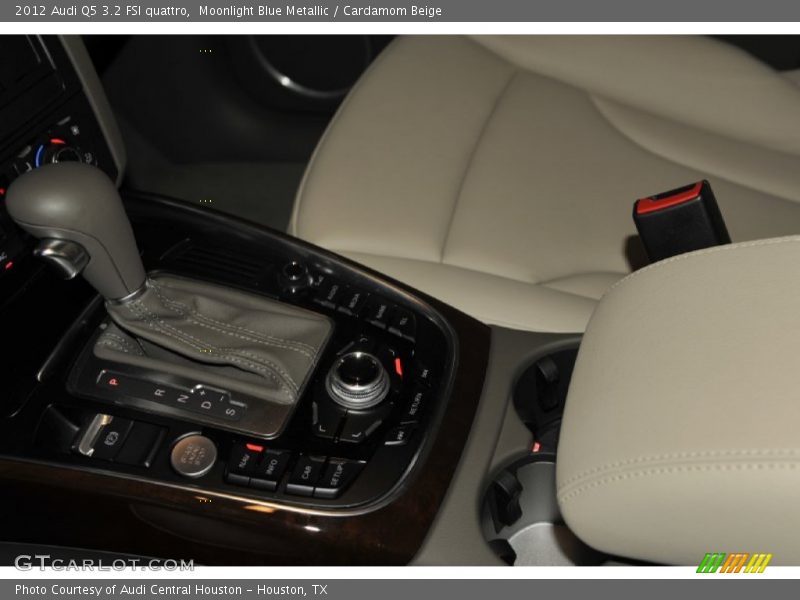 Moonlight Blue Metallic / Cardamom Beige 2012 Audi Q5 3.2 FSI quattro