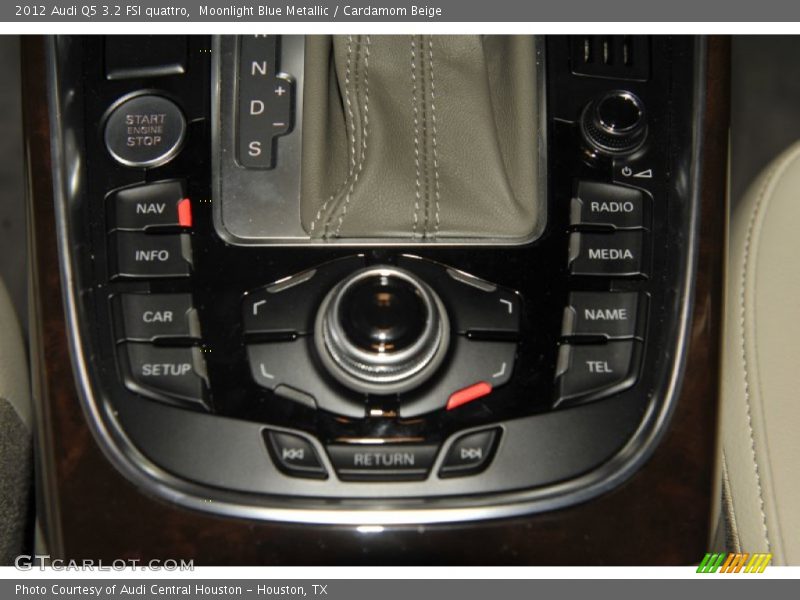 Moonlight Blue Metallic / Cardamom Beige 2012 Audi Q5 3.2 FSI quattro