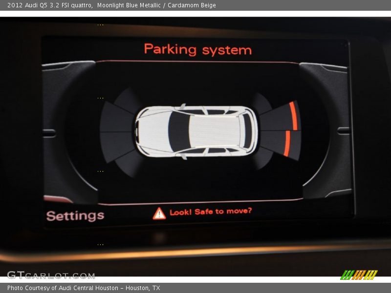 Moonlight Blue Metallic / Cardamom Beige 2012 Audi Q5 3.2 FSI quattro