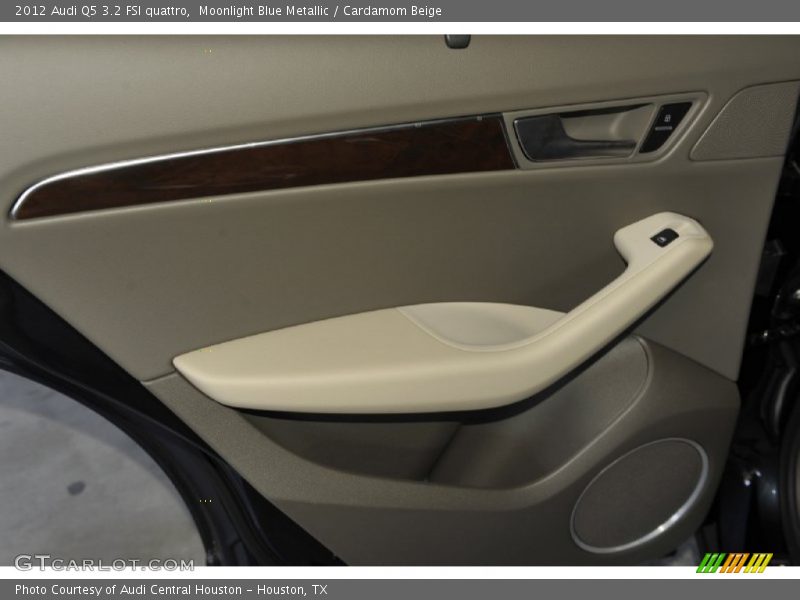 Moonlight Blue Metallic / Cardamom Beige 2012 Audi Q5 3.2 FSI quattro