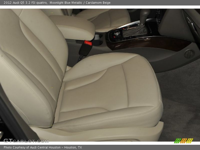 Moonlight Blue Metallic / Cardamom Beige 2012 Audi Q5 3.2 FSI quattro
