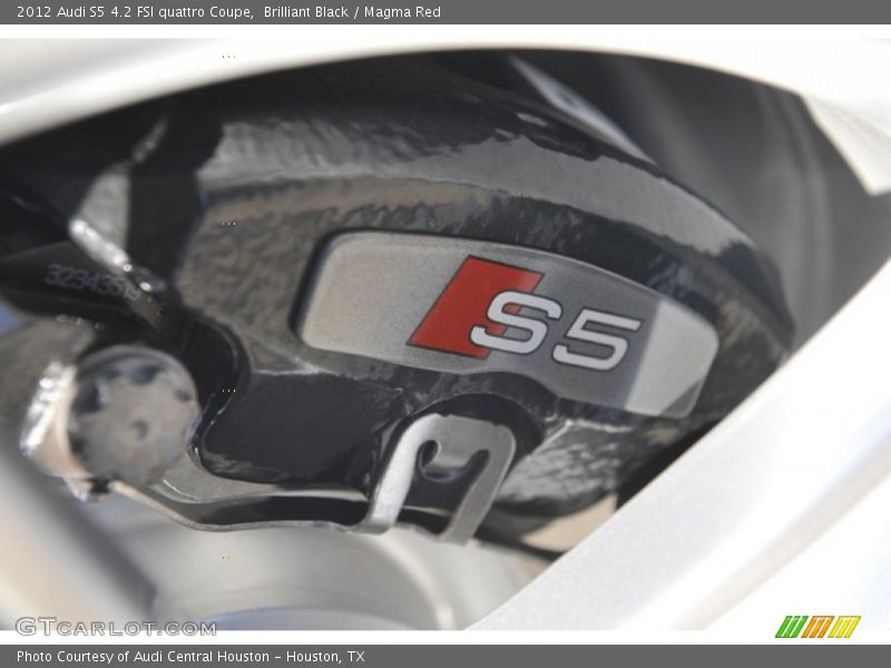 Brilliant Black / Magma Red 2012 Audi S5 4.2 FSI quattro Coupe
