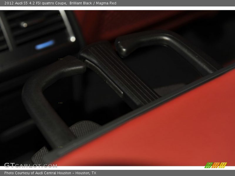 Brilliant Black / Magma Red 2012 Audi S5 4.2 FSI quattro Coupe