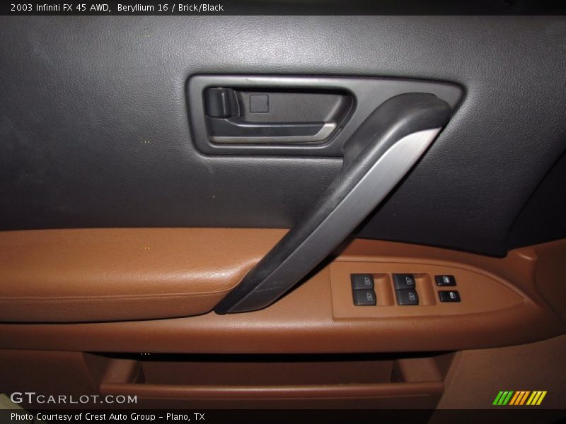 Beryllium 16 / Brick/Black 2003 Infiniti FX 45 AWD