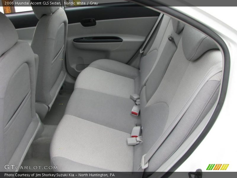 Nordic White / Gray 2006 Hyundai Accent GLS Sedan