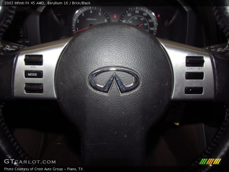 Beryllium 16 / Brick/Black 2003 Infiniti FX 45 AWD