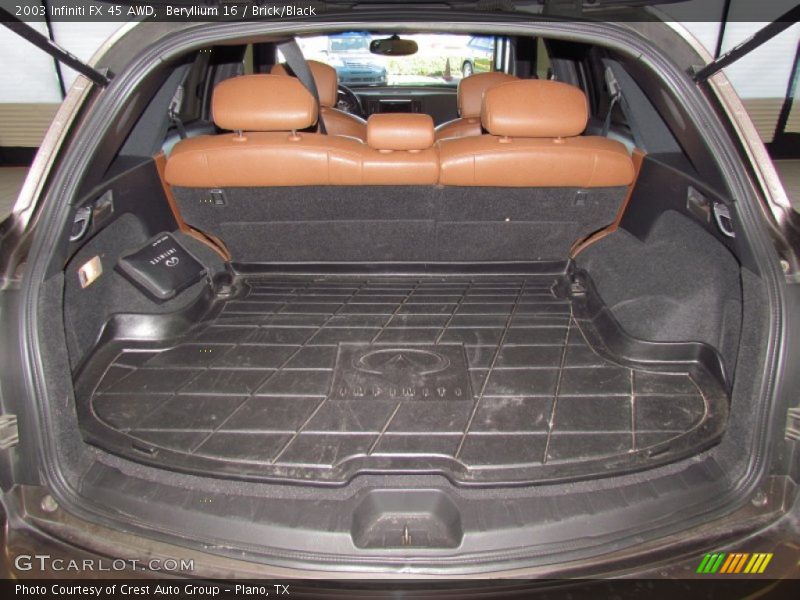 Beryllium 16 / Brick/Black 2003 Infiniti FX 45 AWD