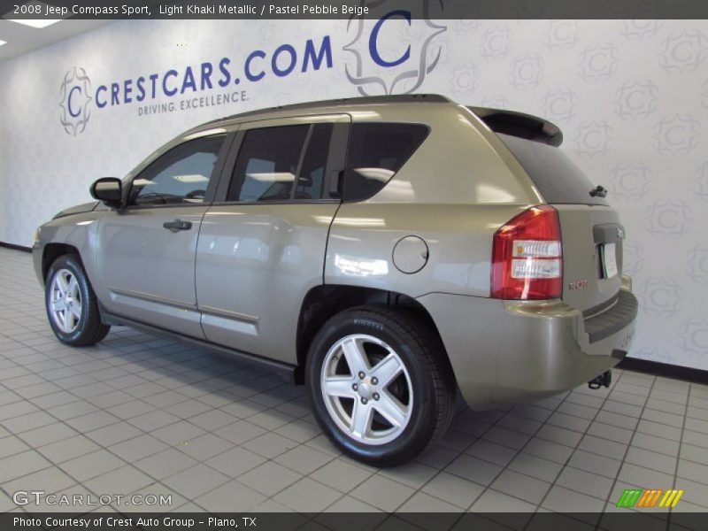 Light Khaki Metallic / Pastel Pebble Beige 2008 Jeep Compass Sport