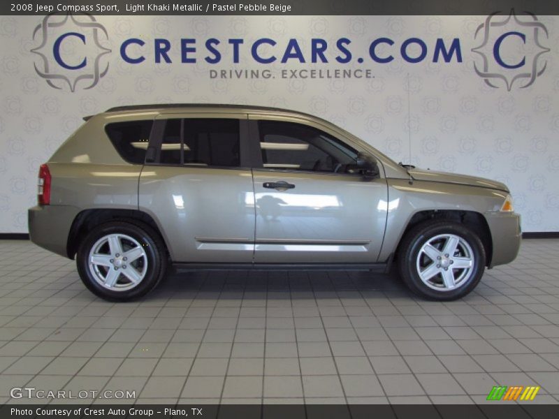 Light Khaki Metallic / Pastel Pebble Beige 2008 Jeep Compass Sport