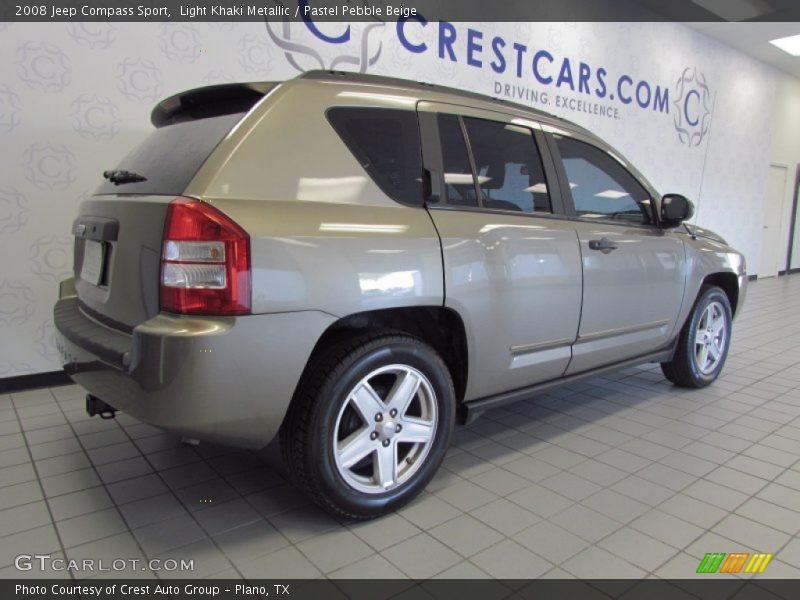 Light Khaki Metallic / Pastel Pebble Beige 2008 Jeep Compass Sport