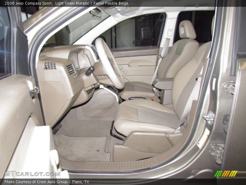Light Khaki Metallic / Pastel Pebble Beige 2008 Jeep Compass Sport