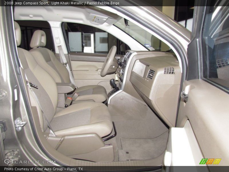Light Khaki Metallic / Pastel Pebble Beige 2008 Jeep Compass Sport