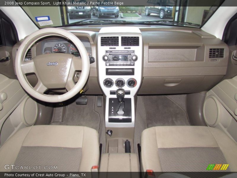 Light Khaki Metallic / Pastel Pebble Beige 2008 Jeep Compass Sport