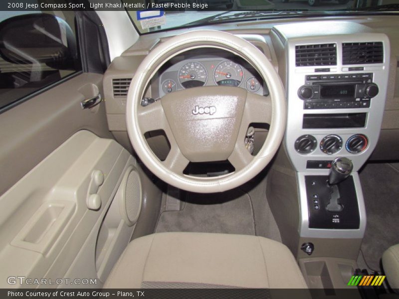 Light Khaki Metallic / Pastel Pebble Beige 2008 Jeep Compass Sport