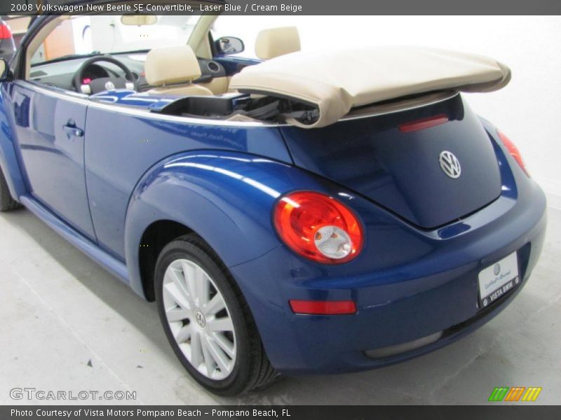 Laser Blue / Cream Beige 2008 Volkswagen New Beetle SE Convertible