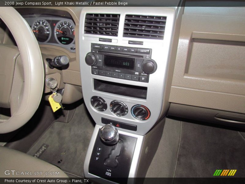 Light Khaki Metallic / Pastel Pebble Beige 2008 Jeep Compass Sport
