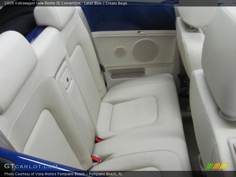 Laser Blue / Cream Beige 2008 Volkswagen New Beetle SE Convertible
