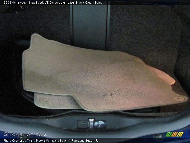 Laser Blue / Cream Beige 2008 Volkswagen New Beetle SE Convertible