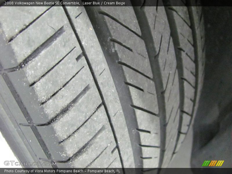 Laser Blue / Cream Beige 2008 Volkswagen New Beetle SE Convertible