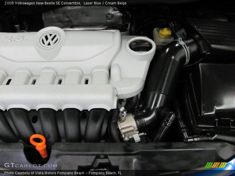Laser Blue / Cream Beige 2008 Volkswagen New Beetle SE Convertible