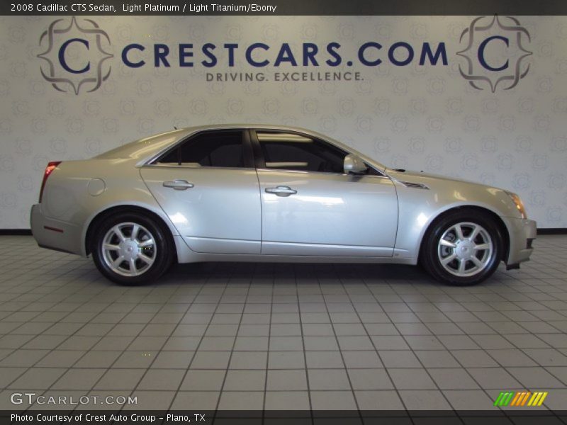 Light Platinum / Light Titanium/Ebony 2008 Cadillac CTS Sedan