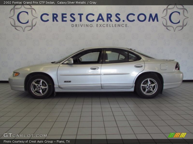 Galaxy Silver Metallic / Gray 2002 Pontiac Grand Prix GTP Sedan