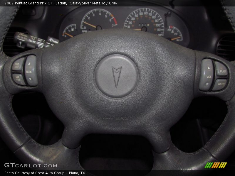 Galaxy Silver Metallic / Gray 2002 Pontiac Grand Prix GTP Sedan
