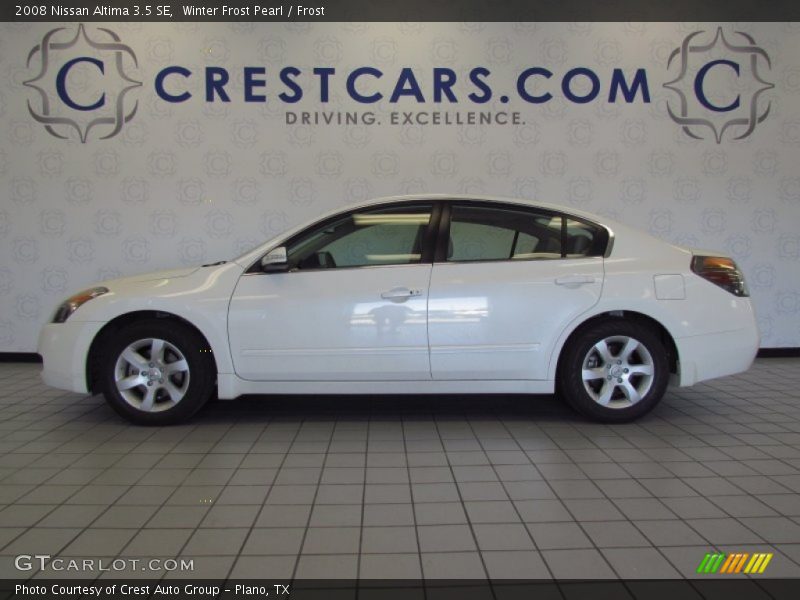 Winter Frost Pearl / Frost 2008 Nissan Altima 3.5 SE