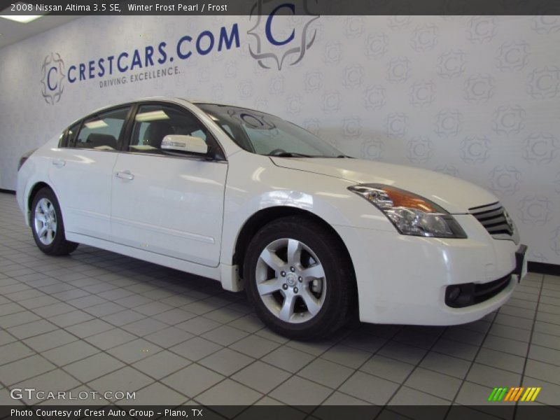 Winter Frost Pearl / Frost 2008 Nissan Altima 3.5 SE