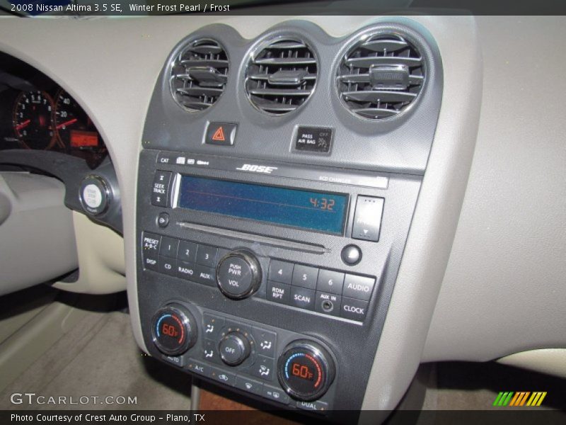 Winter Frost Pearl / Frost 2008 Nissan Altima 3.5 SE