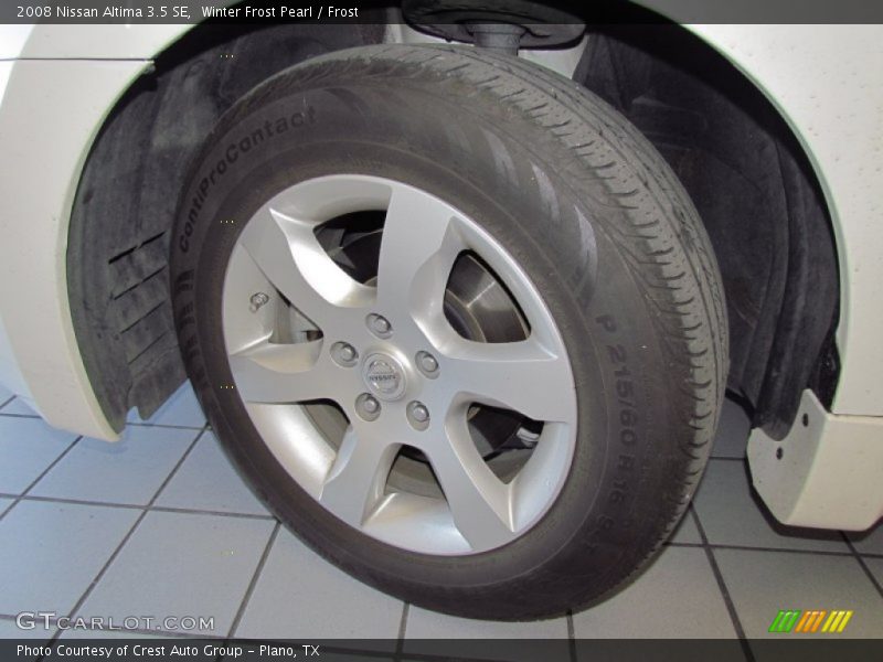 Winter Frost Pearl / Frost 2008 Nissan Altima 3.5 SE
