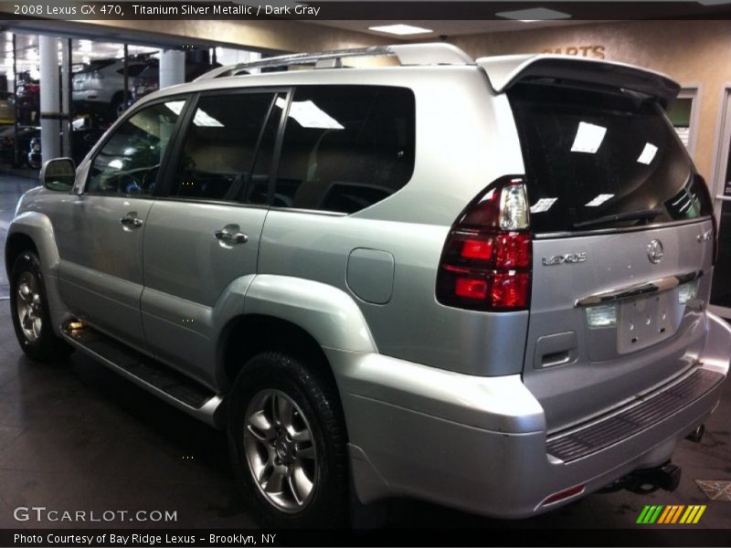 Titanium Silver Metallic / Dark Gray 2008 Lexus GX 470