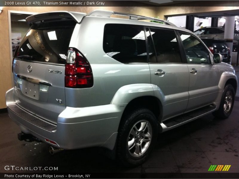 Titanium Silver Metallic / Dark Gray 2008 Lexus GX 470