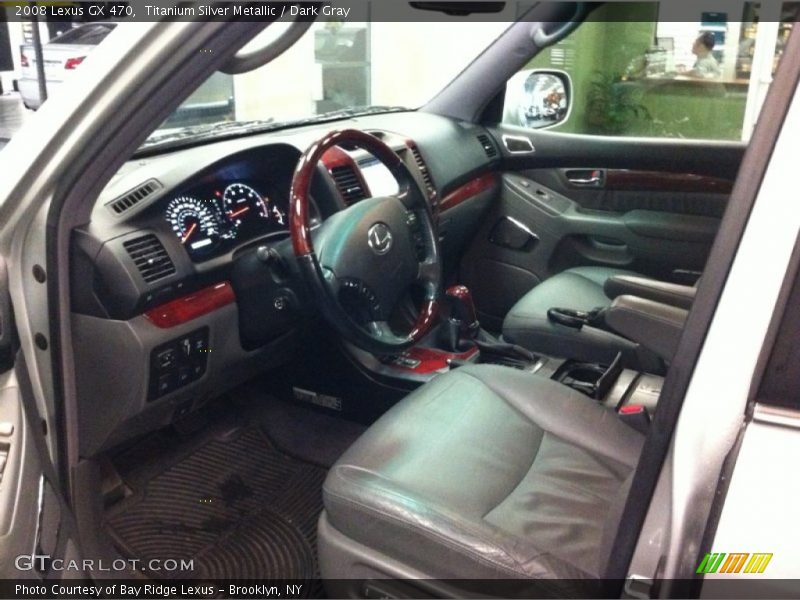 Titanium Silver Metallic / Dark Gray 2008 Lexus GX 470