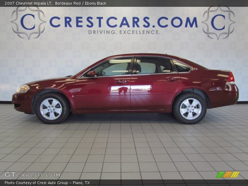 Bordeaux Red / Ebony Black 2007 Chevrolet Impala LT