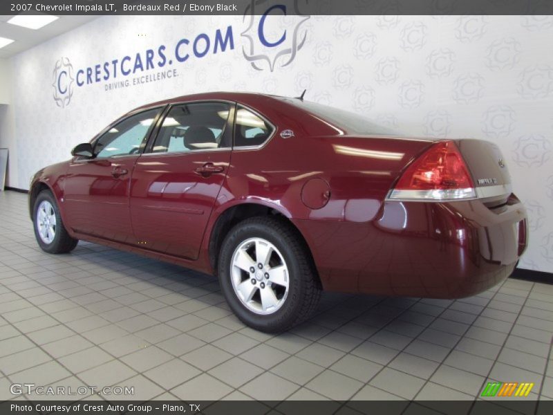 Bordeaux Red / Ebony Black 2007 Chevrolet Impala LT
