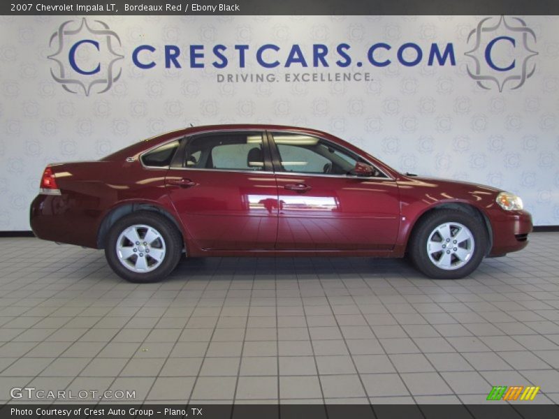 Bordeaux Red / Ebony Black 2007 Chevrolet Impala LT