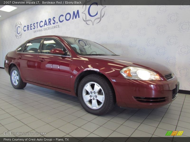 Bordeaux Red / Ebony Black 2007 Chevrolet Impala LT