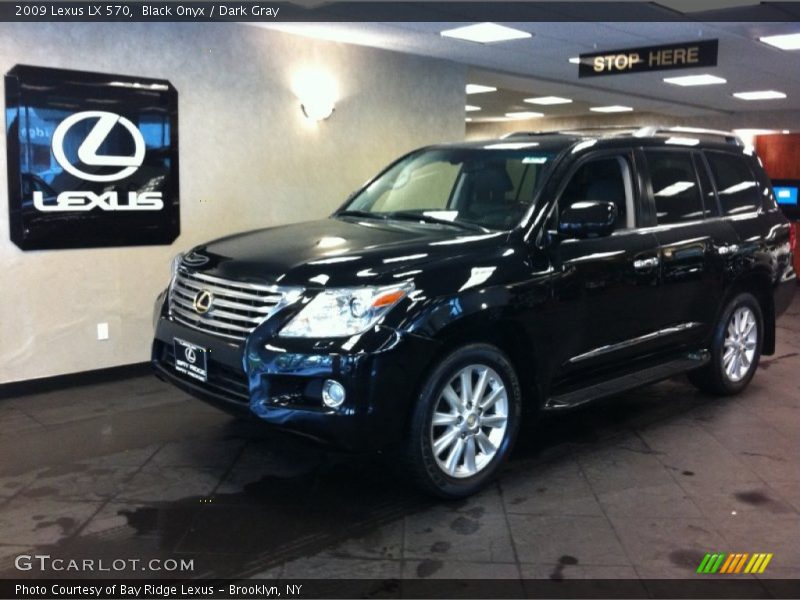 Black Onyx / Dark Gray 2009 Lexus LX 570