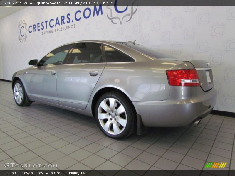 Atlas Grey Metallic / Platinum 2006 Audi A6 4.2 quattro Sedan