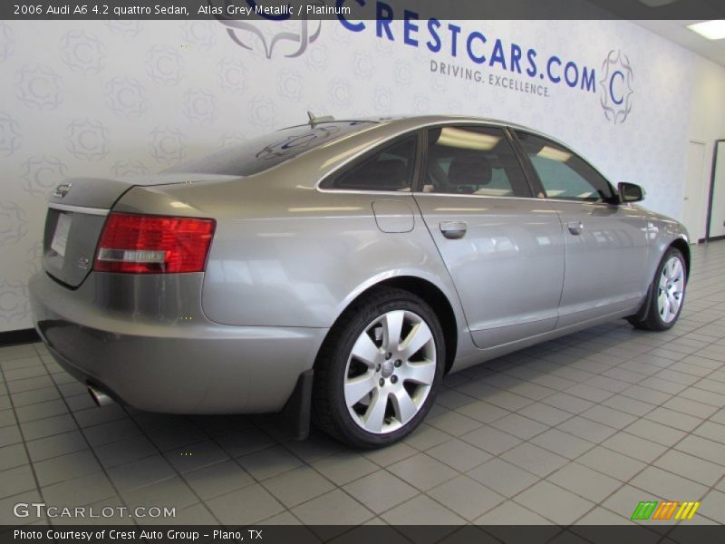 Atlas Grey Metallic / Platinum 2006 Audi A6 4.2 quattro Sedan