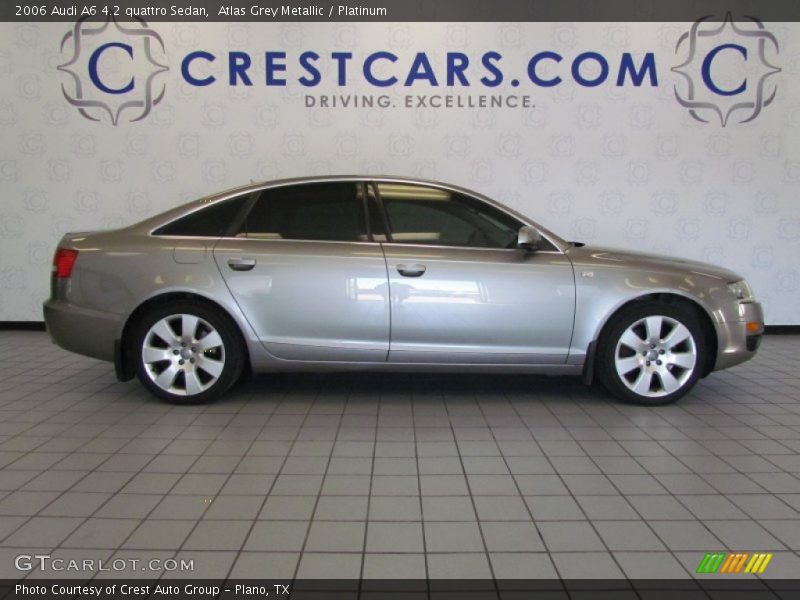 Atlas Grey Metallic / Platinum 2006 Audi A6 4.2 quattro Sedan