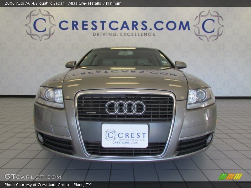 Atlas Grey Metallic / Platinum 2006 Audi A6 4.2 quattro Sedan