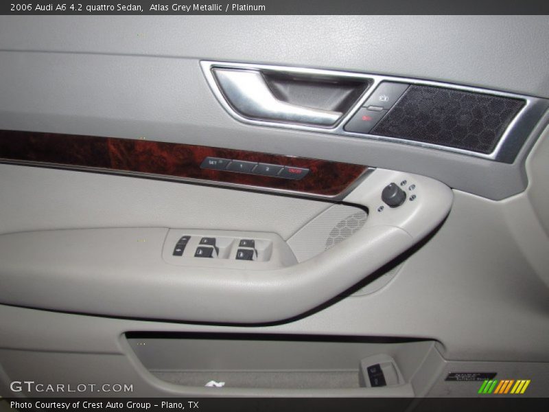 Atlas Grey Metallic / Platinum 2006 Audi A6 4.2 quattro Sedan